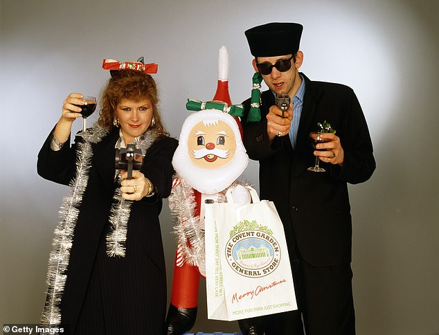 The tour news comes ahead of The Pogues' inevitable return to the charts in the festive period with their most famous song and 1987 Christmas classic, Fairytale of New York, featuring the vocals of Shane and the late Kirsty MacColl (pictured)