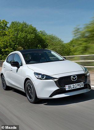 The Mazda2 supermini is still available with a manual handbrake