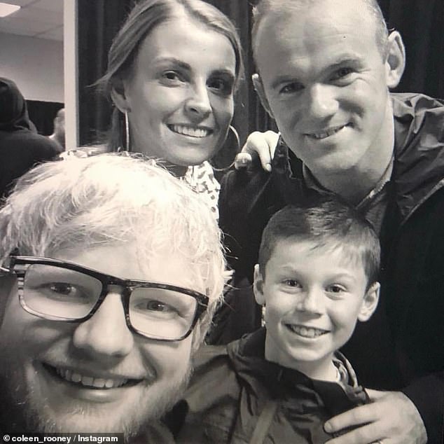 Coleen and husband Wayne, 39, have been friends with Ed for years