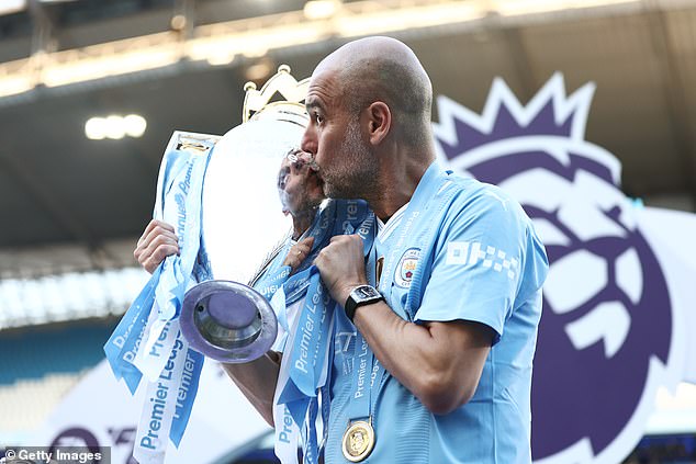 Guardiola has enjoyed a stunning tenure with City since joining in 2016, winning 18 trophies