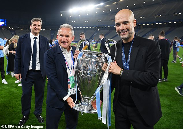 Many had expected Guardiola to depart at the end of the season with outgoing director of football Txiki Begiristain