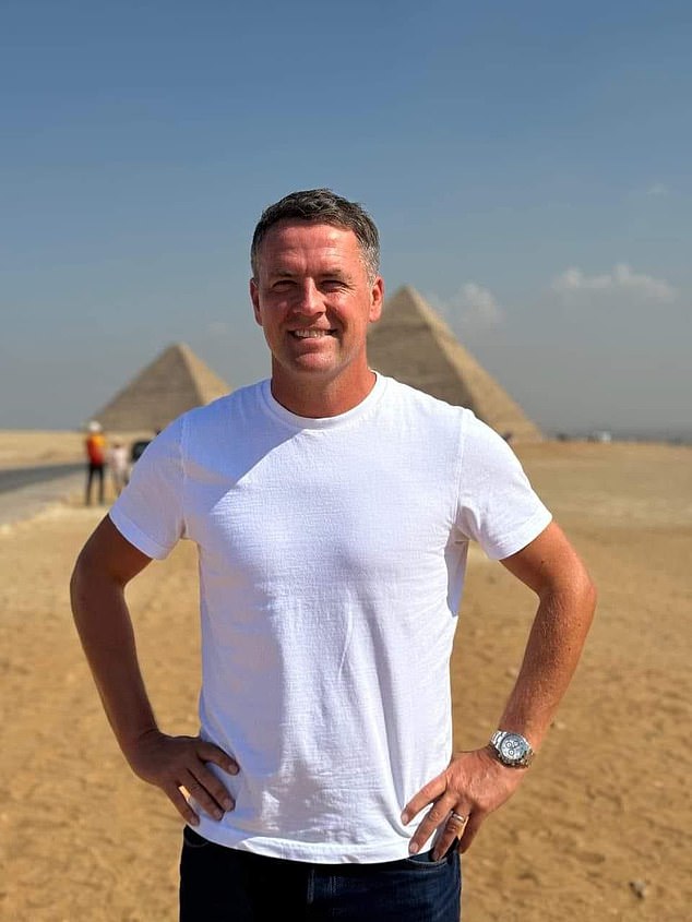 Michael Owen has been pictured in Cairo, Egypt as he prepares to star in a new movie