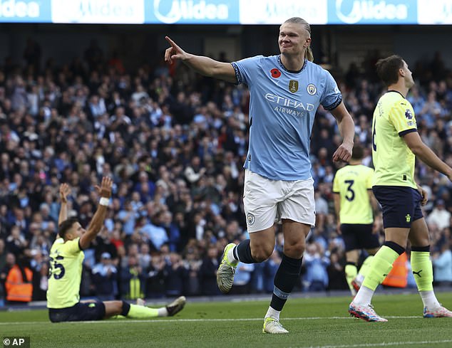 There have already been more than 300 goals and Man City's Erling Haaland has 12 of them