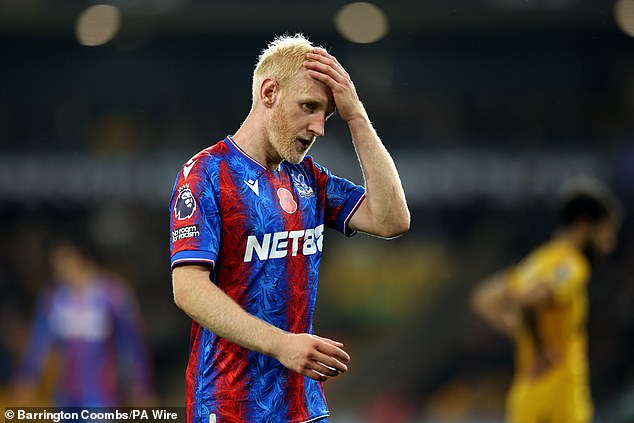 Crystal Palace are also in the relegation battle after a disappointing start to the campaign