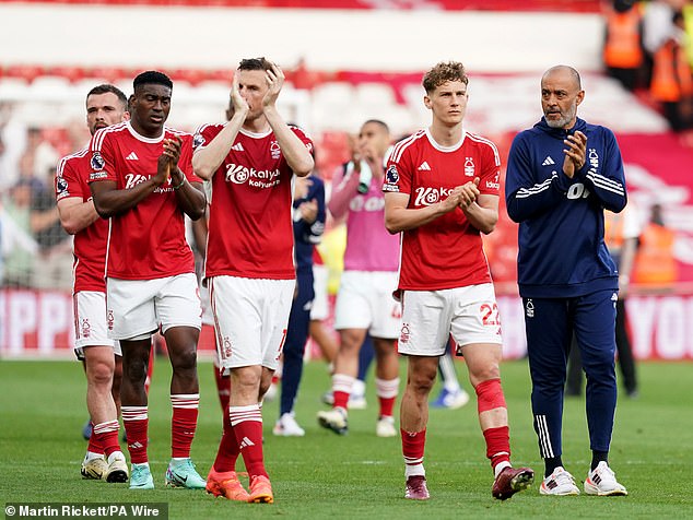 Things have started coming together at Nottingham Forest under Nuno Espirito Santo (right)