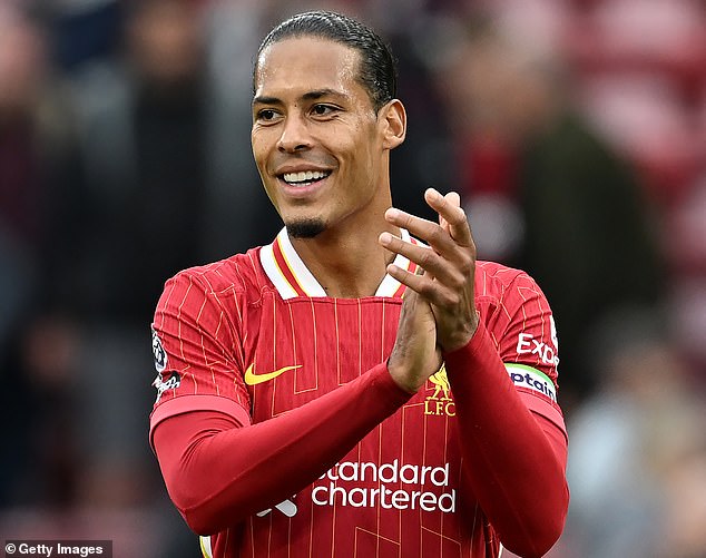 Van Dijk did not give much away when asked about his future at the club back in October