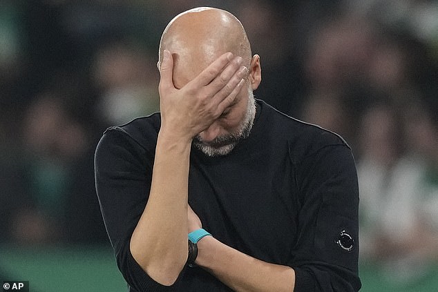 Guardiola admitted that he wasn't proud of his actions but insisted he was only a 'human being'