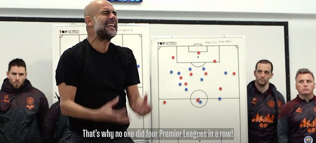 News of Guardiola's deal came in the same week that City's latest documentary, charting their run to a fourth consecutive Premier League title - and which highlighted his genius - dropped