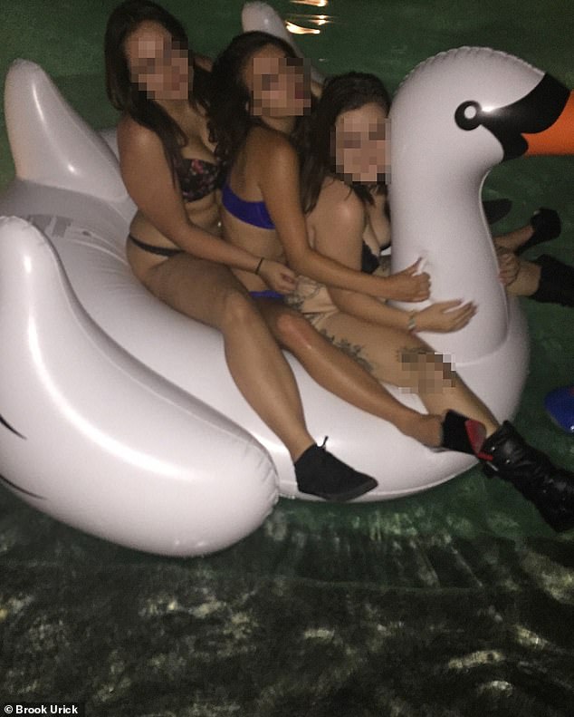 Pictured: An alleged sugar daddy party Urick posted on her Instagram