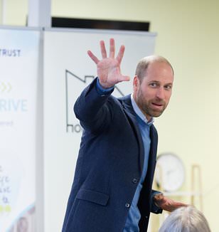 Prince William visits homelessness initiative in Wales with Homewards campaigner Sabrina