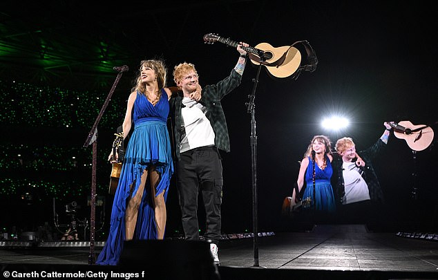 Sheeran supposedly called the player prior to joining Taylor Swift on stage in summer