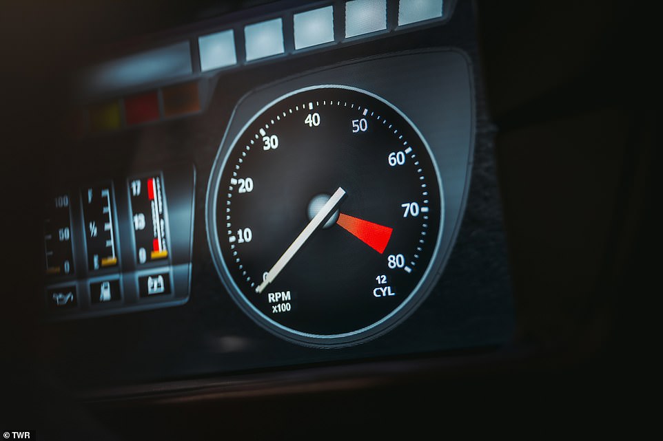 Even the high-definition instrument cluster is a digital representation of the clocks and dials fitted to the original XJS