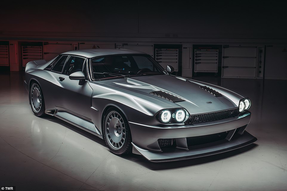 The 'new' classic Jaguar that's the antithesis of the British car maker's new electric-only identity: This is the £225,000 TWR Supercat - a modernised Jag XJS for the 21st century