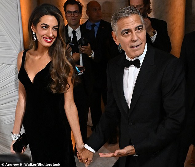 An insider explained: 'If it wasn¿t for Amal and their kids he says he¿d be taking naps whenever he could and not leading the type of exciting life he does now'