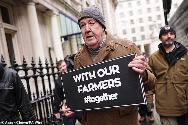 Farm and fortune: Jeremy Clarkson has won acclaim with his Clarkson's Farm TV series and highlighted the plight of Britain's farmers