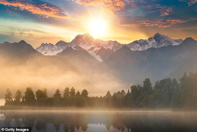 Nightingale moved to New Zealand (pictured Matheson Lake on the South Island) in pursuit of a better life but revealed in a recent blog post that she now feels utopias do not exist