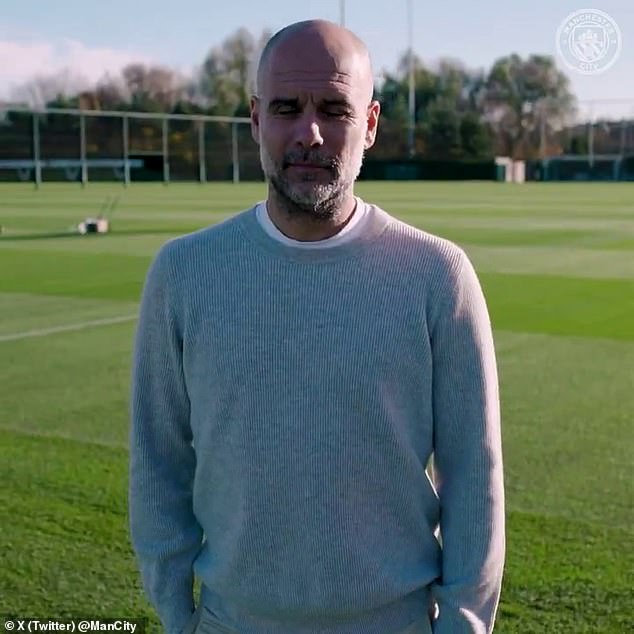 City released a video on Thursday night of Guardiola revealing he is not going anywhere