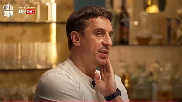 Gary Neville said his displays in the position made Gravenberch his surprise player