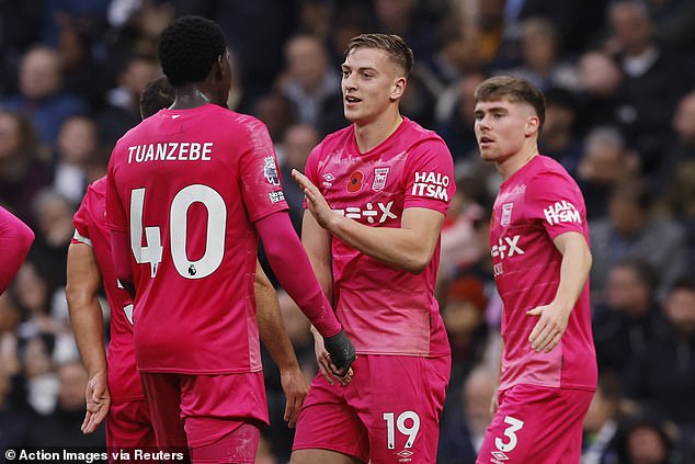 Liam Delap, centre, was also highlighted having struck six times for newly promoted Ipswich