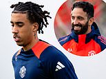 New Man United boss Ruben Amorim withdraws Leny Yoro from matchday squad... but the teenager could still make his senior debut on Sunday