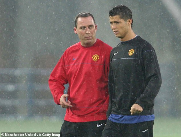 Ronaldo previously played for Man United, where he worked with Rene Meulensteen (left)