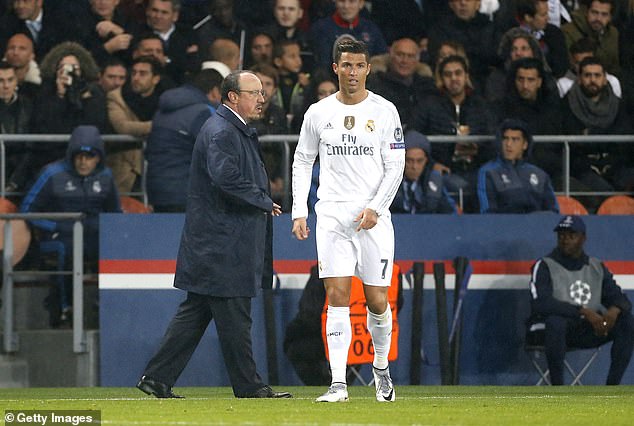 Benitez coached Cristiano Ronaldo during a six-month spell in charge of Real Madrid