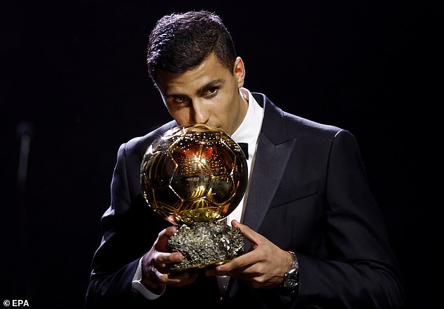 Rodri, who won the Ballon d'Or last month, is currently under contract at City until 2027