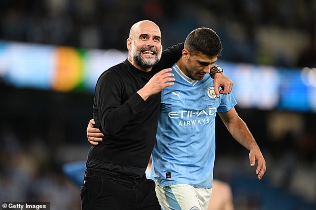 Rodri stated that Pep Guardiola's new deal could help to persuade him to remain at City