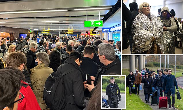 Gatwick Airport reopens South Terminal after it was evacuated when 'prohibited item' was