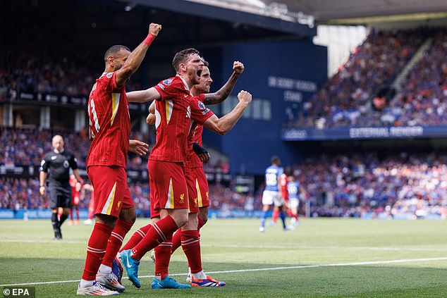 The 2-0 win on the road to Ipswich was Slot's promising first game as new Liverpool manager