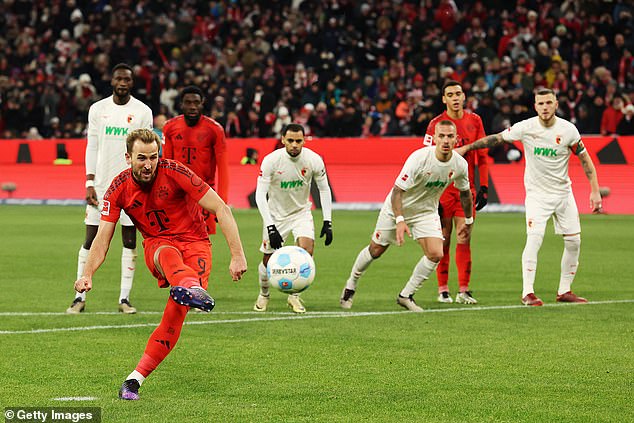 Kane scored two penalties and then produced a delightful touch to tee up his hat-trick goal