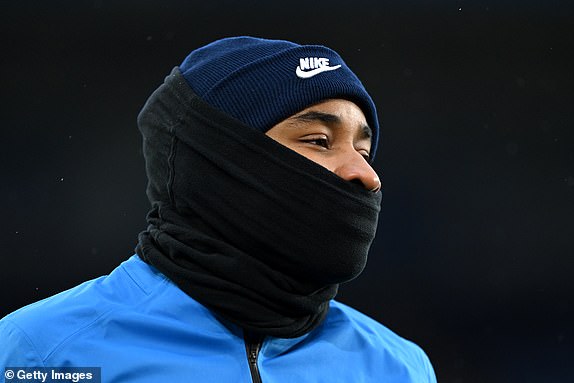 LEICESTER, ENGLAND - NOVEMBER 23: Christopher Nkunku of Chelsea warms up prior to the Premier League match between Leicester City FC and Chelsea FC at The King Power Stadium on November 23, 2024 in Leicester, England. (Photo by Shaun Botterill/Getty Images)