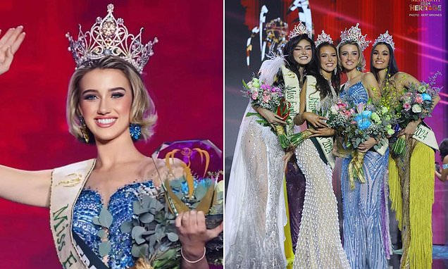 Stunning Aussie 'environmental warrior' Jessica Lane wins the Miss Earth pageant in the