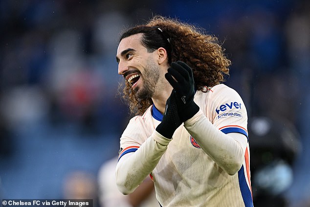 Marc Cucurella practically played as a left winger andet up a second goal scored by Madueke which was disallowed