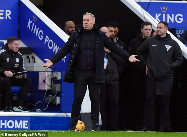 Steve Cooper was left furious with the officiating in Leicester City's 2-1 defeat to Chelsea