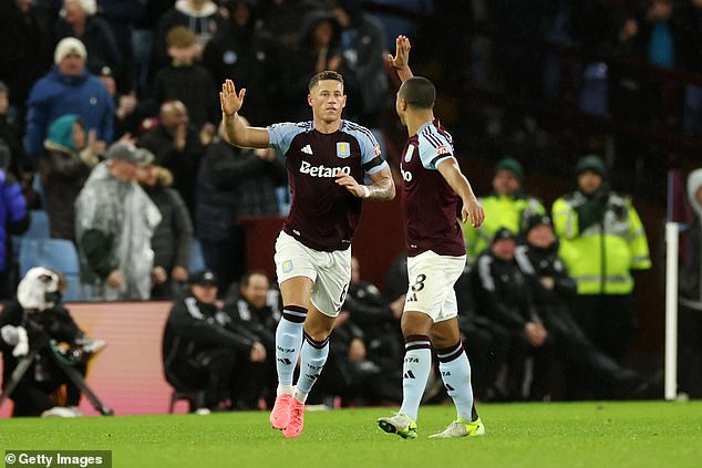 Ross Barkley (left) was the hero for Aston Villa as he rescued a point against Crystal Palace