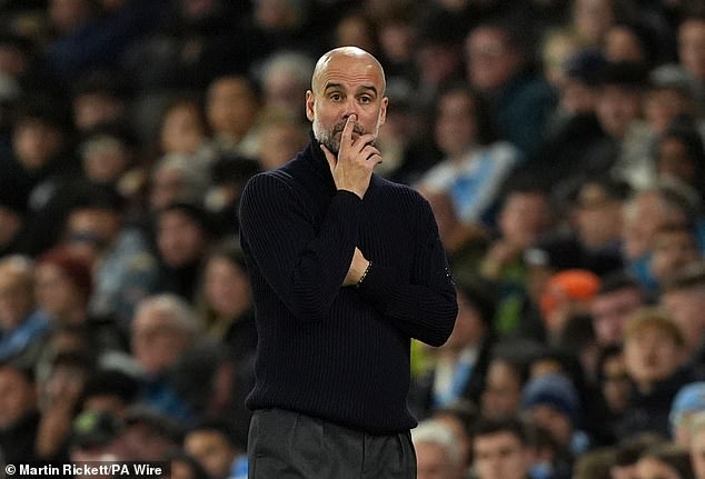 Pep Guardiola has now seen his City side suffer five consecutive defeats in all competitions