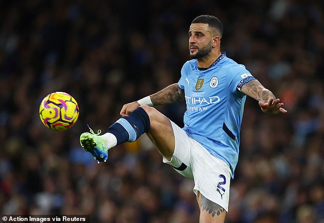 Kyle Walker was given freedom on the right yet he put in another disappointing display