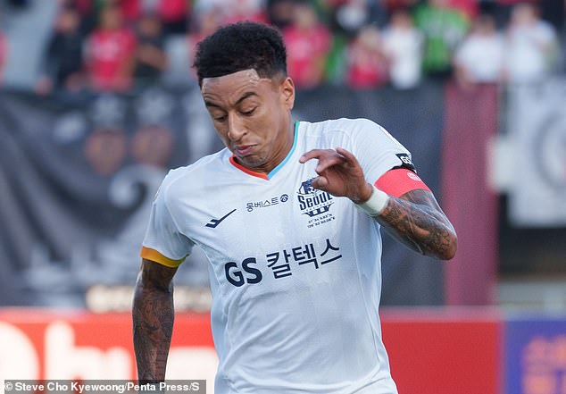 Former Manchester United star Lingard joined Seoul on a free transfer back in February