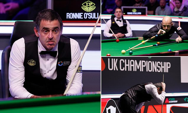 Ronnie O'Sullivan smashes table with his fist as eight-time champion crashes OUT of UK