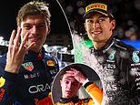 Max Verstappen wins fourth-straight world title at Las Vegas Grand Prix as George Russell triumphs in Sin City