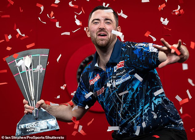 World No 1 Luke Humphries won his second Players Championship in a row on Sunday