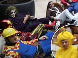 New photo from Leicester City's Christmas party in Copenhagen emerges showing weary-looking players in fancy dress after manager Steve Cooper lost his job back home