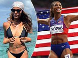 US Olympics star Gabby Thomas signs with Michael Johnson's new big-money athletics league Grand Slam Track