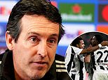 Unai Emery insists Juventus are 'favourites' against Aston Villa as he looks for a second major Champions League scalp this season