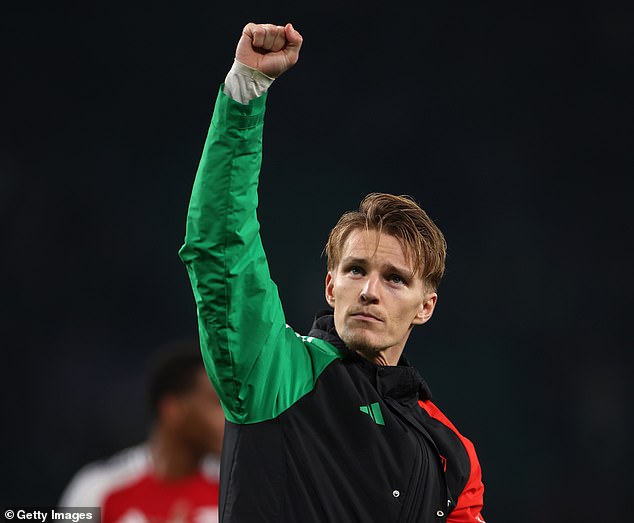 Martin Odegaard is perhaps the best midfielder in Europe right now and shone again for Arsenal on Tuesday