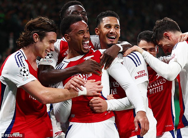 Arsenal's 5-1 win over Sporting Lisbon came in a 'statement performance', says Rio Ferdinand