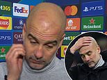 Pep Guardiola bears the scars of Man City's late collapse against Feyenoord as he reveals how he cut his nose, with Catalan boss also sporting red marks on his head