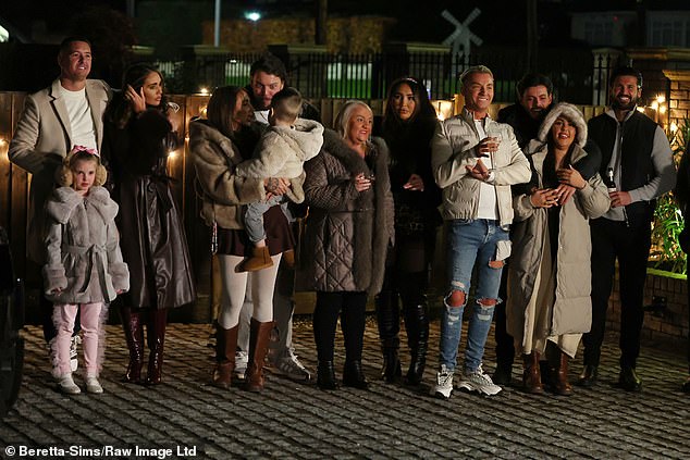 Lauren Goodger, Harry Derbidge, Dan Edgar, Diags and Jodie Wells as well as her son Bear were also in attendance