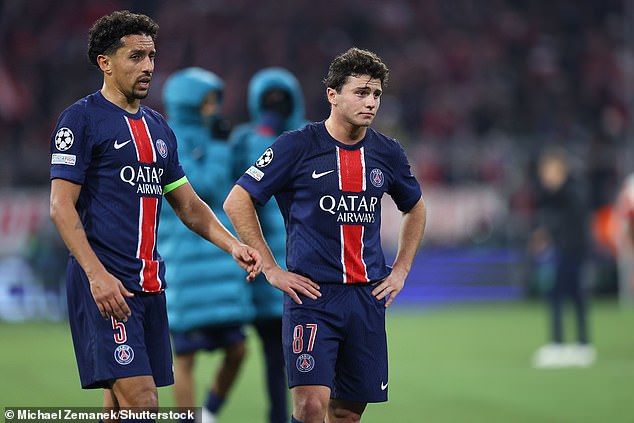 PSG's performance in their defeat to Bayern Munich on Tuesday has been slammed by L'Equipe